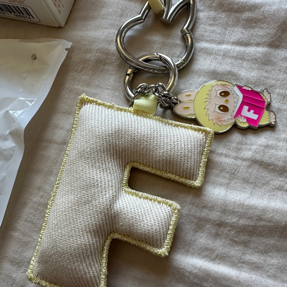 THE MONSTERS Pin for Love Series- Letter Pendant Blind Box (A-M) - Letter F